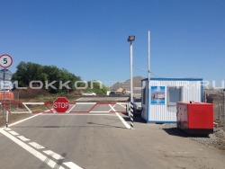 Контрольно-пропускной пункт (КПП) для строй объекта Аэропорт Южный в Коктебеле